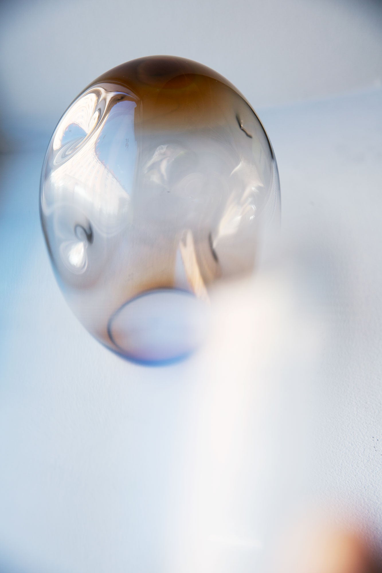 Bubble, sepia, potato shape