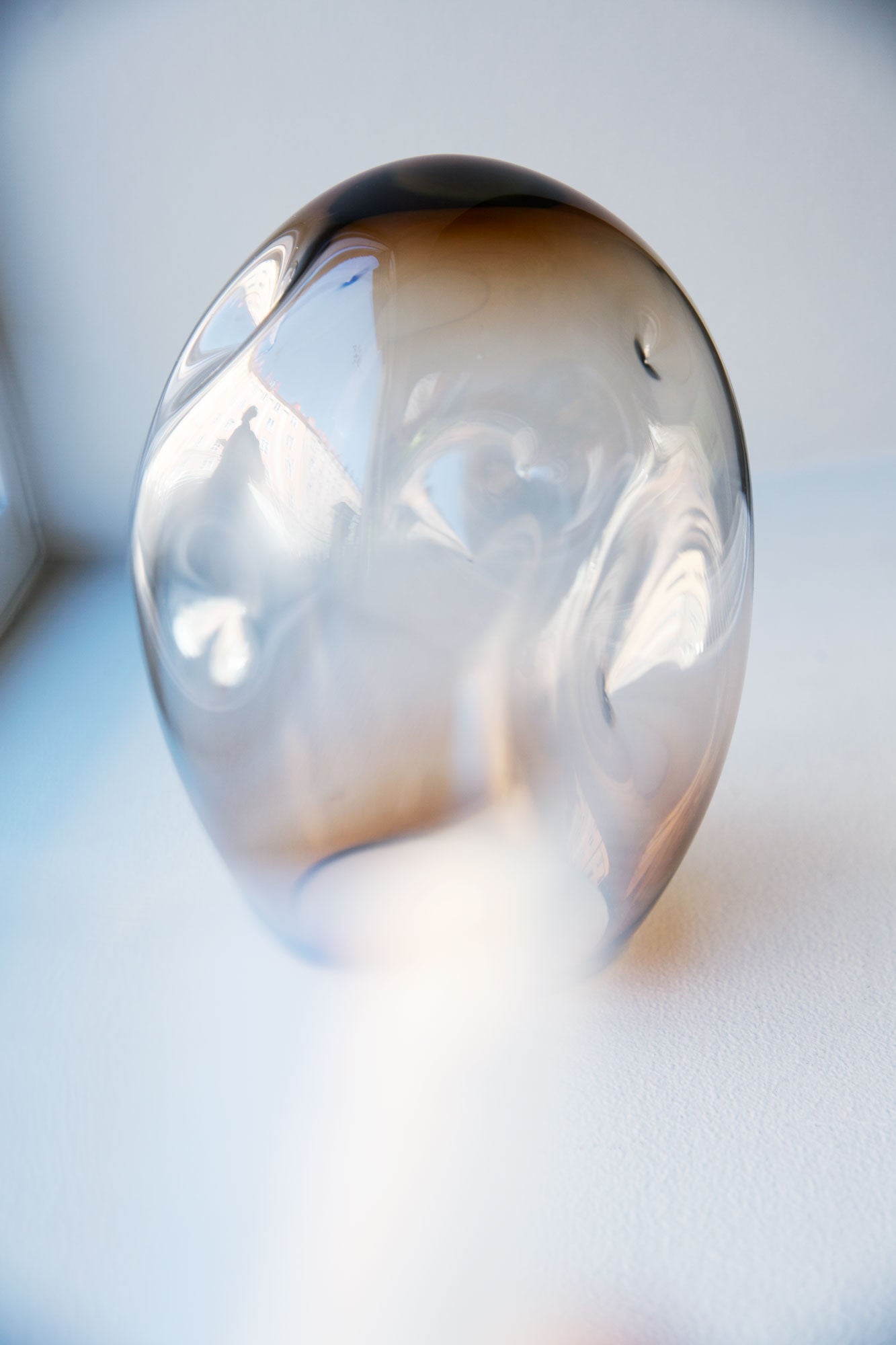 Bubble, sepia, potato shape
